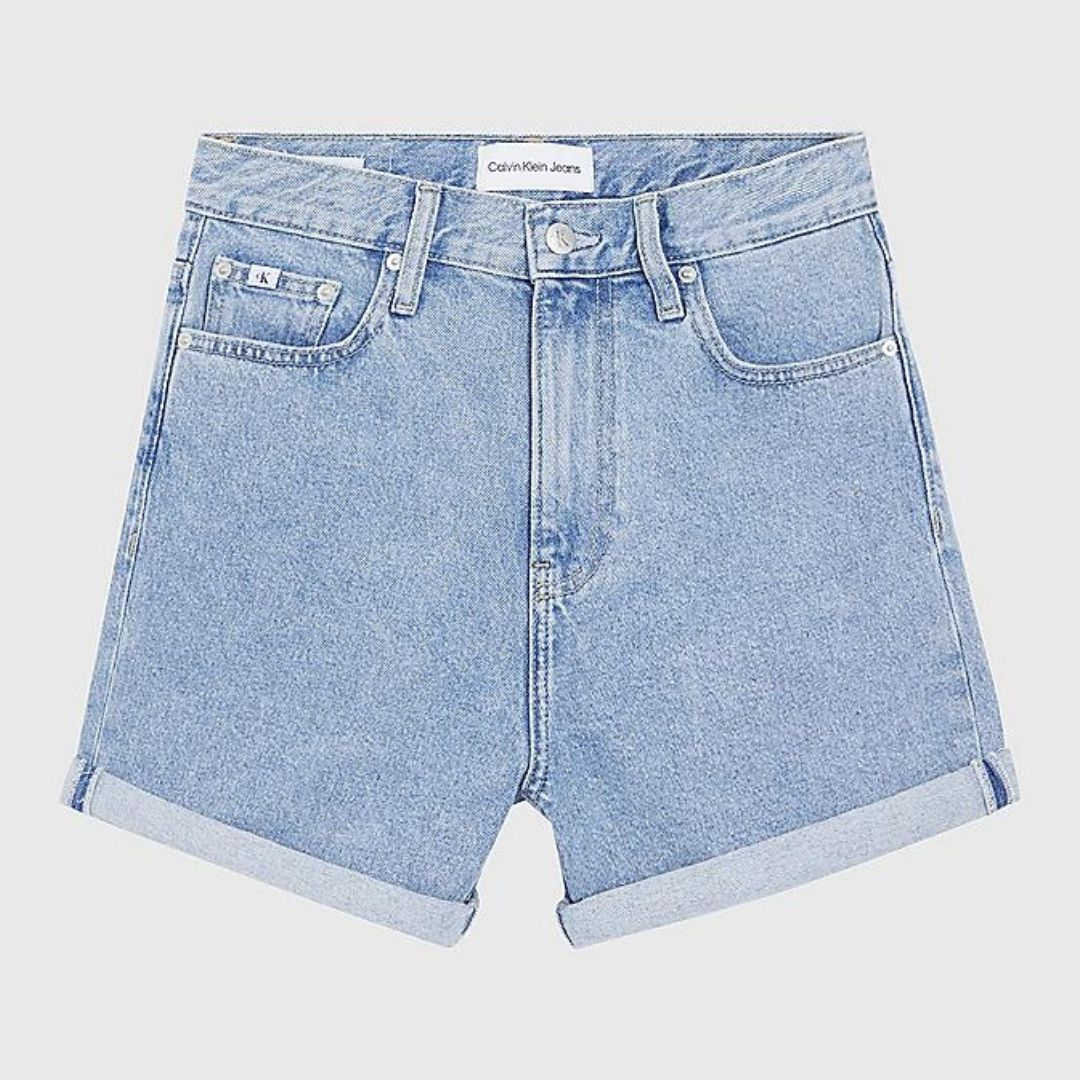 CALVIN KLEIN Denim Mom Shorts