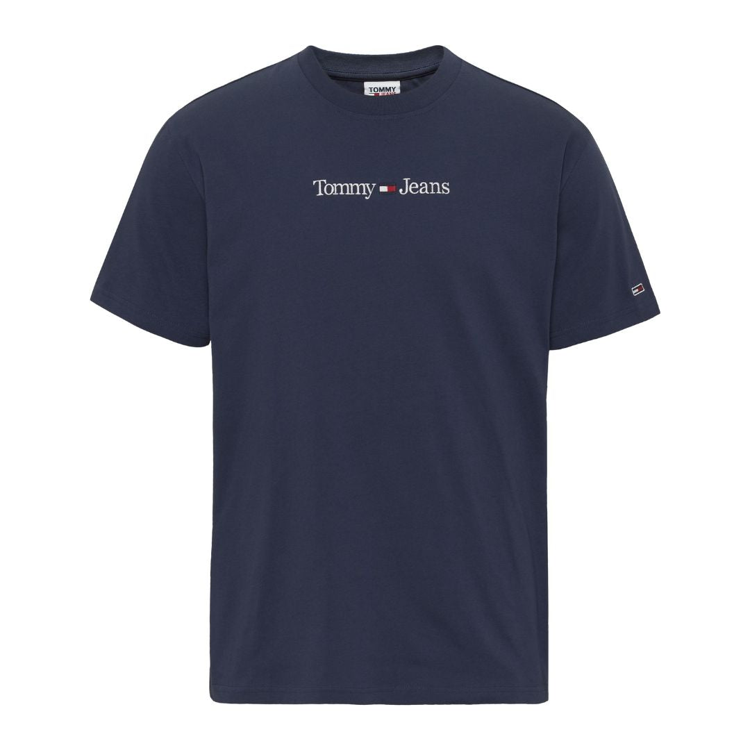 <tc>TOMMY JEANS</tc>  Camiseta con parche de la bandera del logotipo