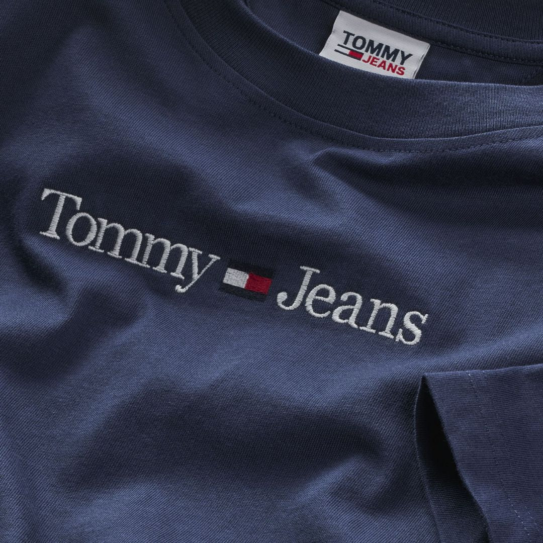 <tc>TOMMY JEANS</tc>  Camiseta con parche de la bandera del logotipo